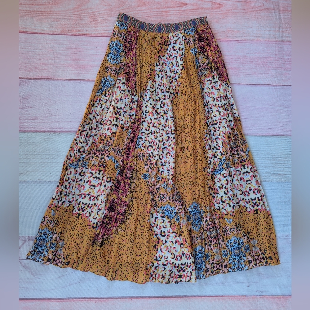 Anthro Bhanuni By Jyoti Panthera Animal Print Maxi Skirt 8 - Picture 4 of 11